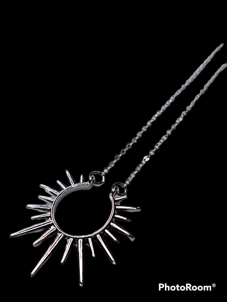 Necklace silver sunburst NEW!